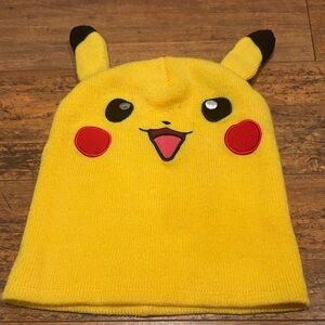 Pokemon Pikachu Yellow Kids Hat Authentic Cute